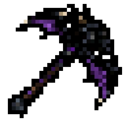 AI-generated Minecraft dragon pickaxe item texture